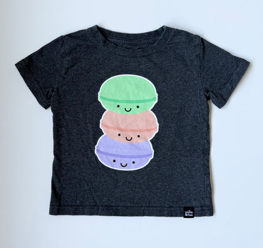 Whistle & Flute Dark Grey Macaroons T-Shirt (3-4 Years)