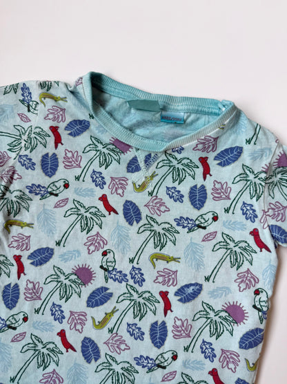 Zara Blue Tropical T-Shirt (12-18 Months)