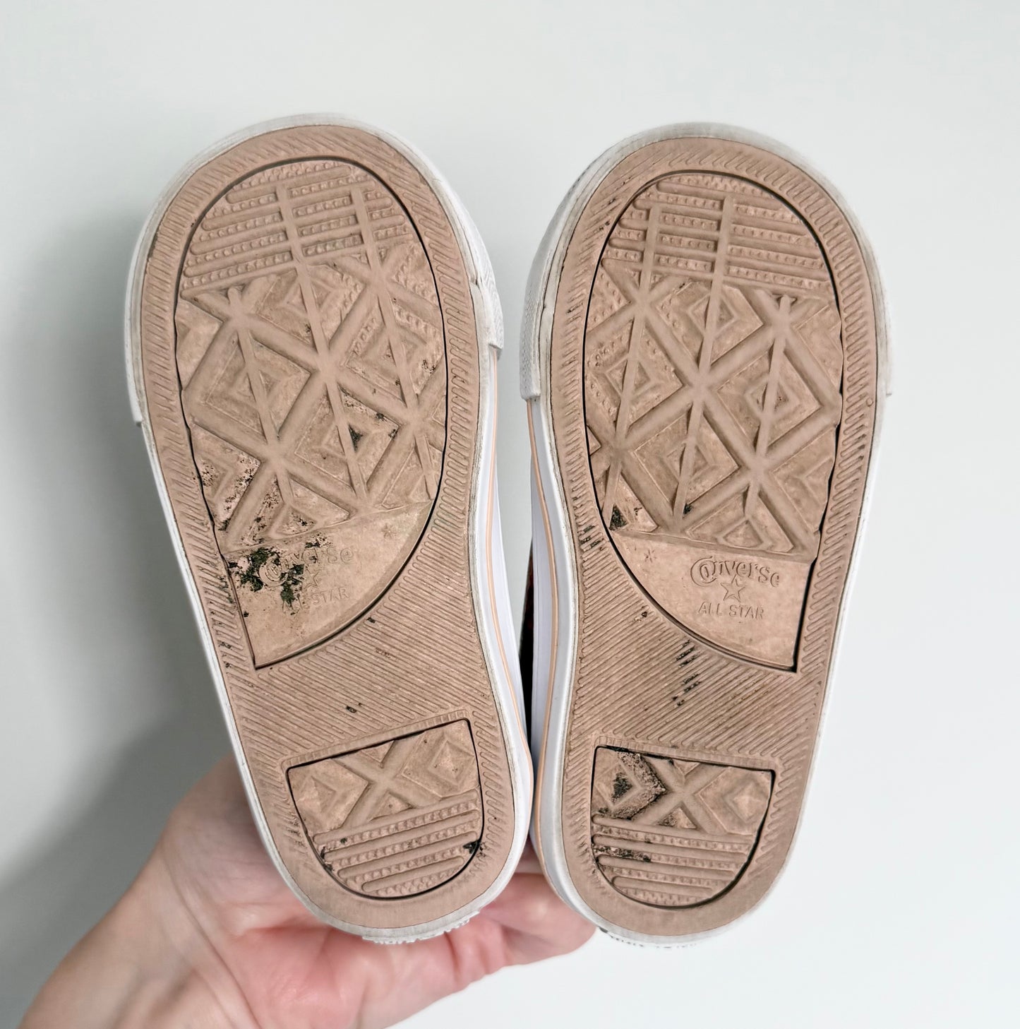 Converse Glittery Rose Gold Sparkle Lace Up Sneakers (7)