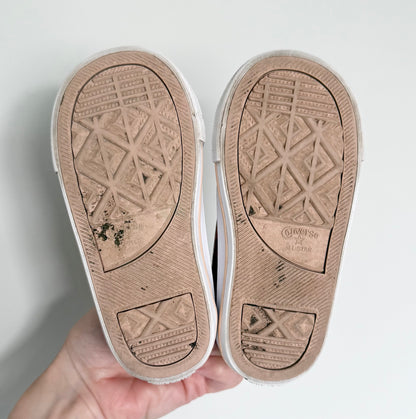 Converse Glittery Rose Gold Sparkle Lace Up Sneakers (7)