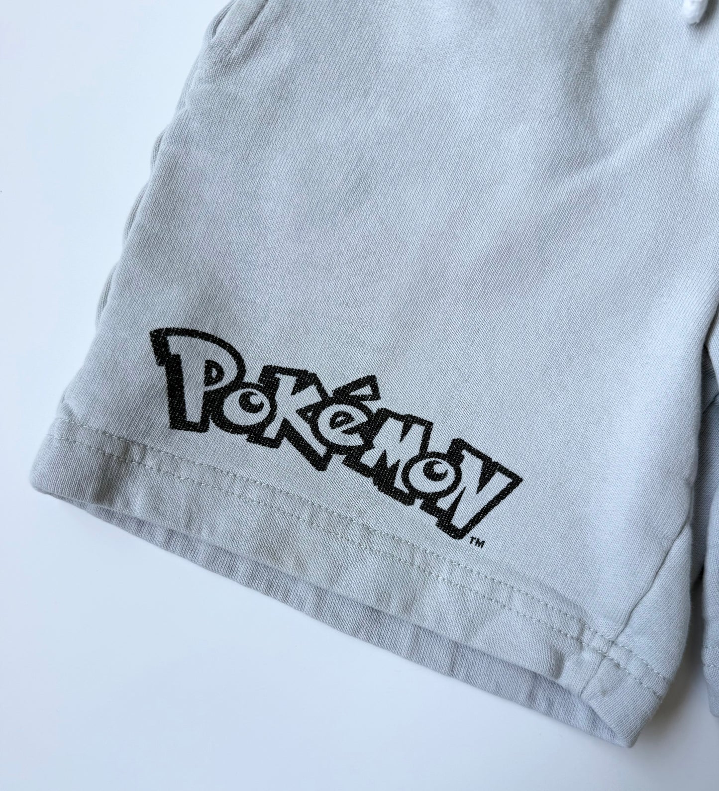 Zara x Pokémon Grey Pokeball Shorts (6 Years)