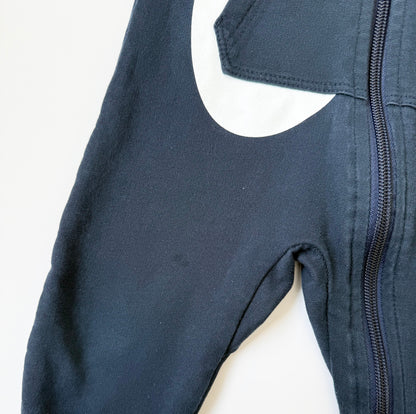 Nike Navy Zipper All Day Play Coverall (9 Months)