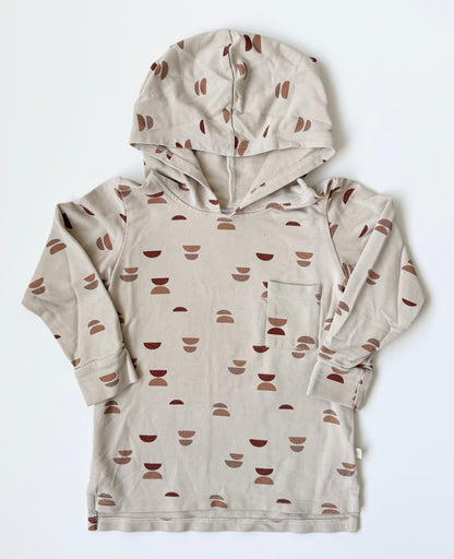Jax & Lennon Tan Crescent Moons Hoodie (18-24 Months)