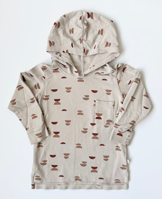 Jax & Lennon Tan Crescent Moons Hoodie (18-24 Months)