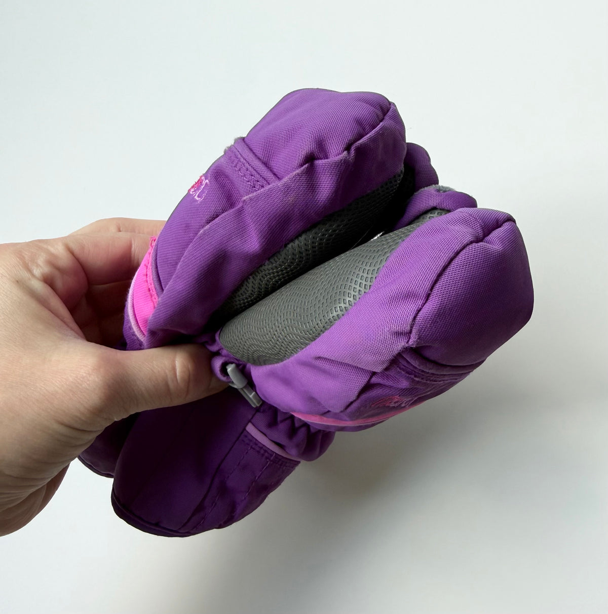 Head Junior Purple & Pink Ski Mittens (2-4 Years)