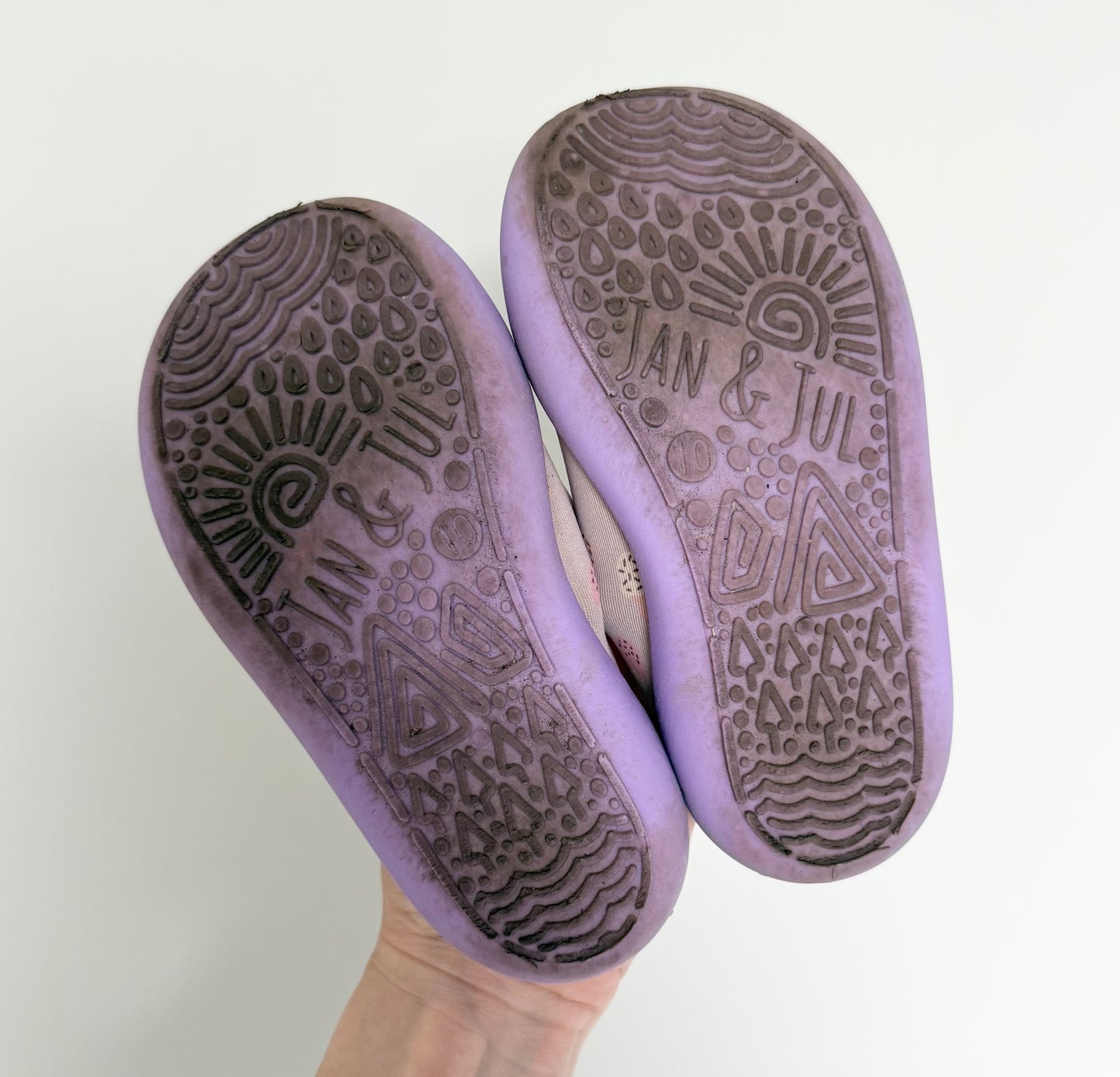 Jan & Jul Purple Ice Cream Water Shoes (10)