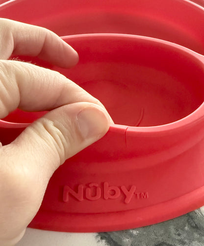 Nuby Red Bear Suction Plate