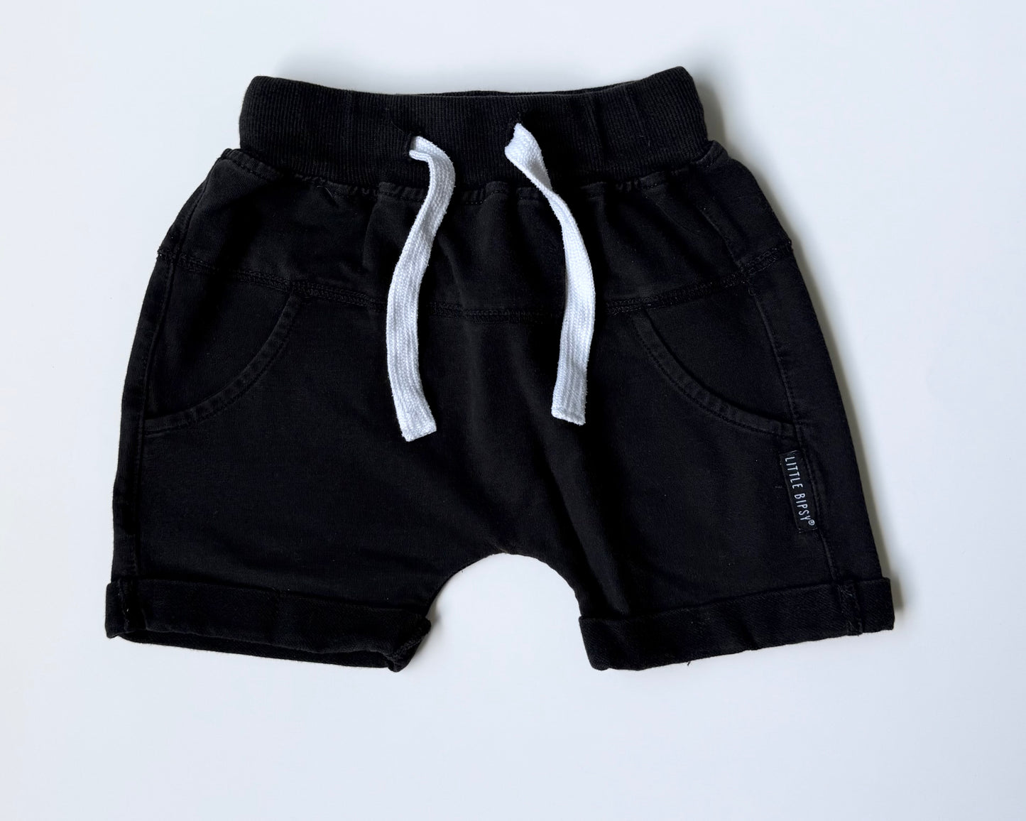Little Bipsy Black Shorts (18-24 Months)