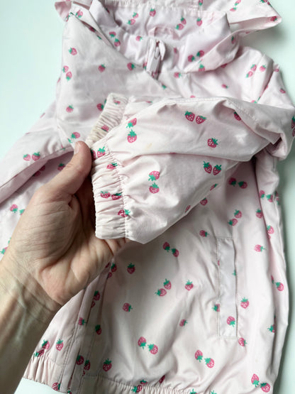 Baby Gap Pink Strawberries Windbreaker (4 Years)