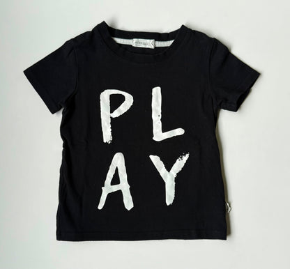 Miles the Label Black “Play” T-Shirt (24 Months)