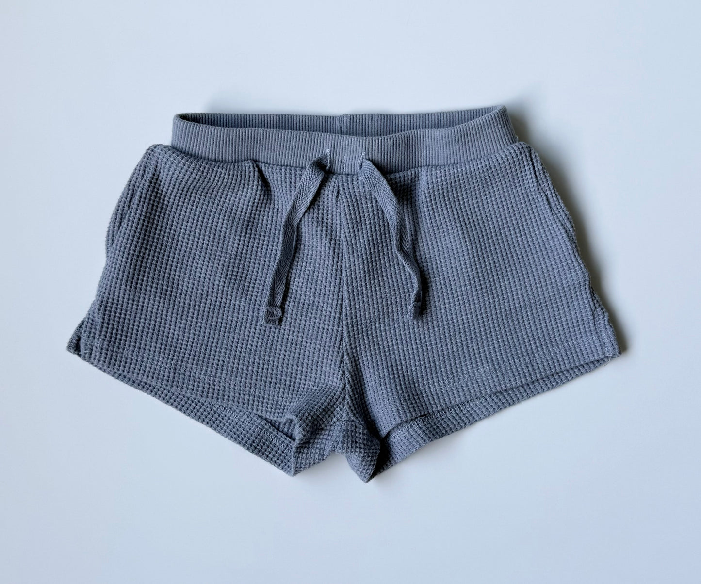 Zara Light Blue Waffle Shorts (3-6 Months)