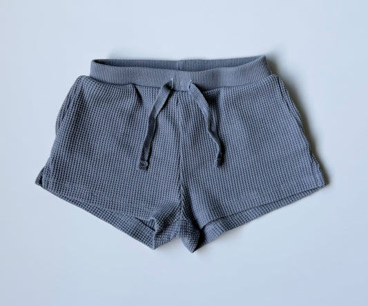 Zara Light Blue Waffle Shorts (3-6 Months)