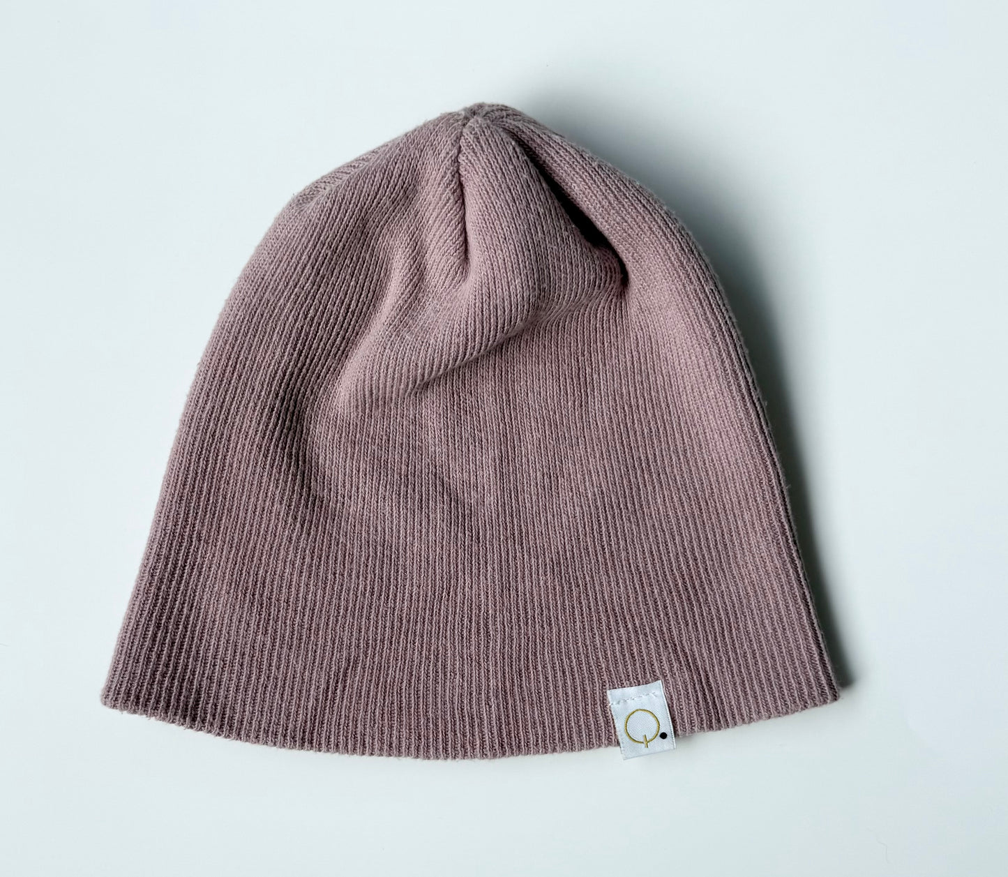 Quinn & Dot Light Pink Ribbed Beanie (3-5 Years)