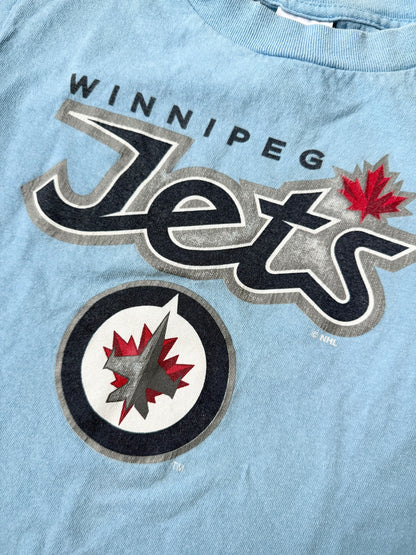 Winnipeg Jets Blue Hockey T-Shirt (Youth Small)