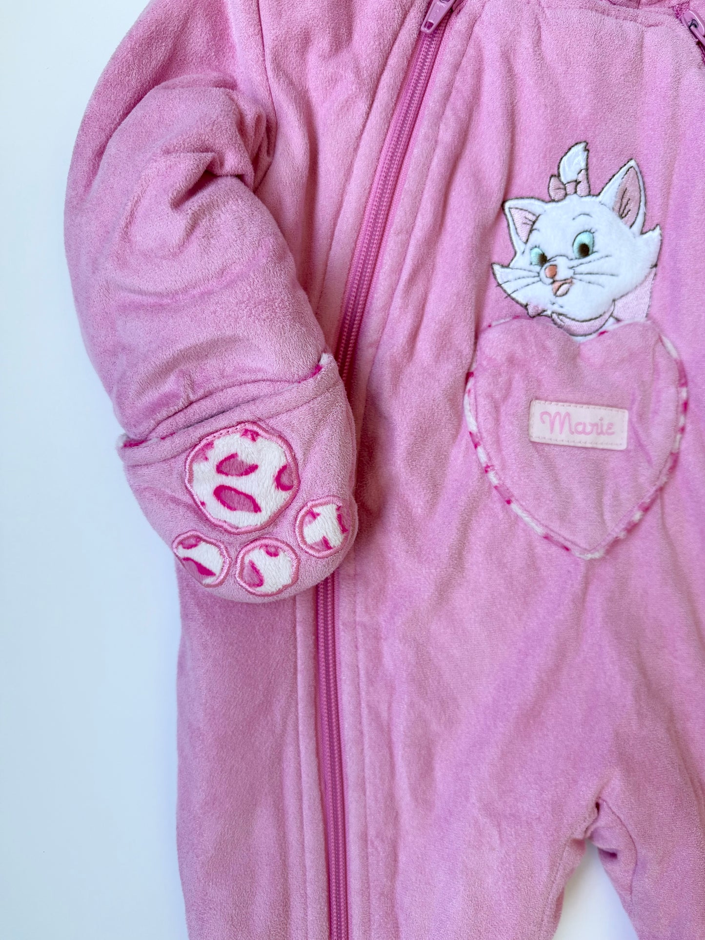 The Wonderful World of Disney Y2K Marie Pink Bunting Suit (6 Months)