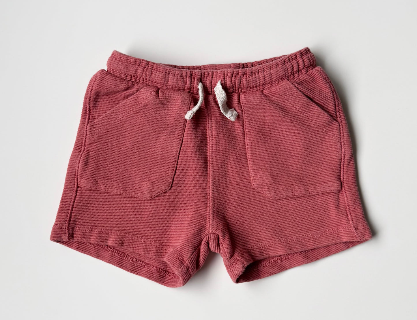 Zara Pink Ribbed Sweat Shorts (3-4 Years)