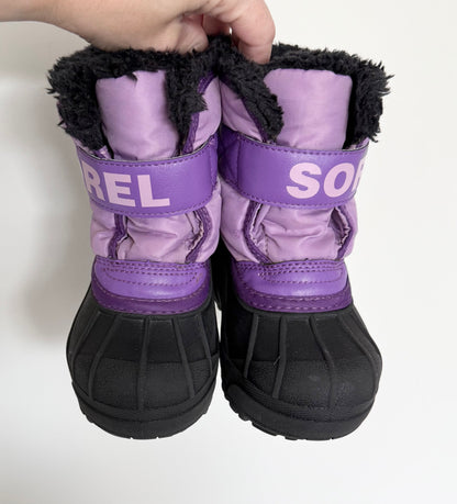 Sorel Purple Snow Commander Winter Boots (8)