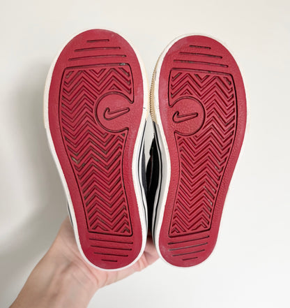 Nike Capri II Black Jean & Red Velcro Sneakers (9)