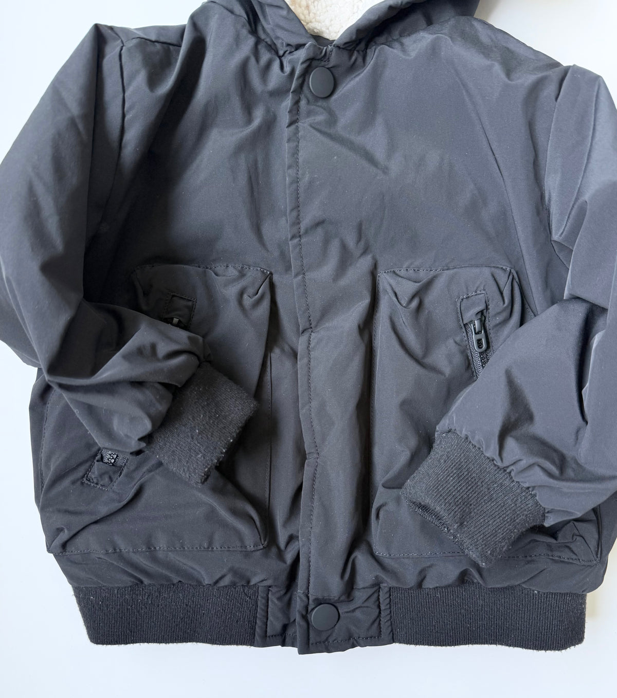 Zara Black & Sherpa Interior Jacket (12-18 Months)