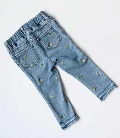 Baby Gap Spring Floral Jeans (2T)