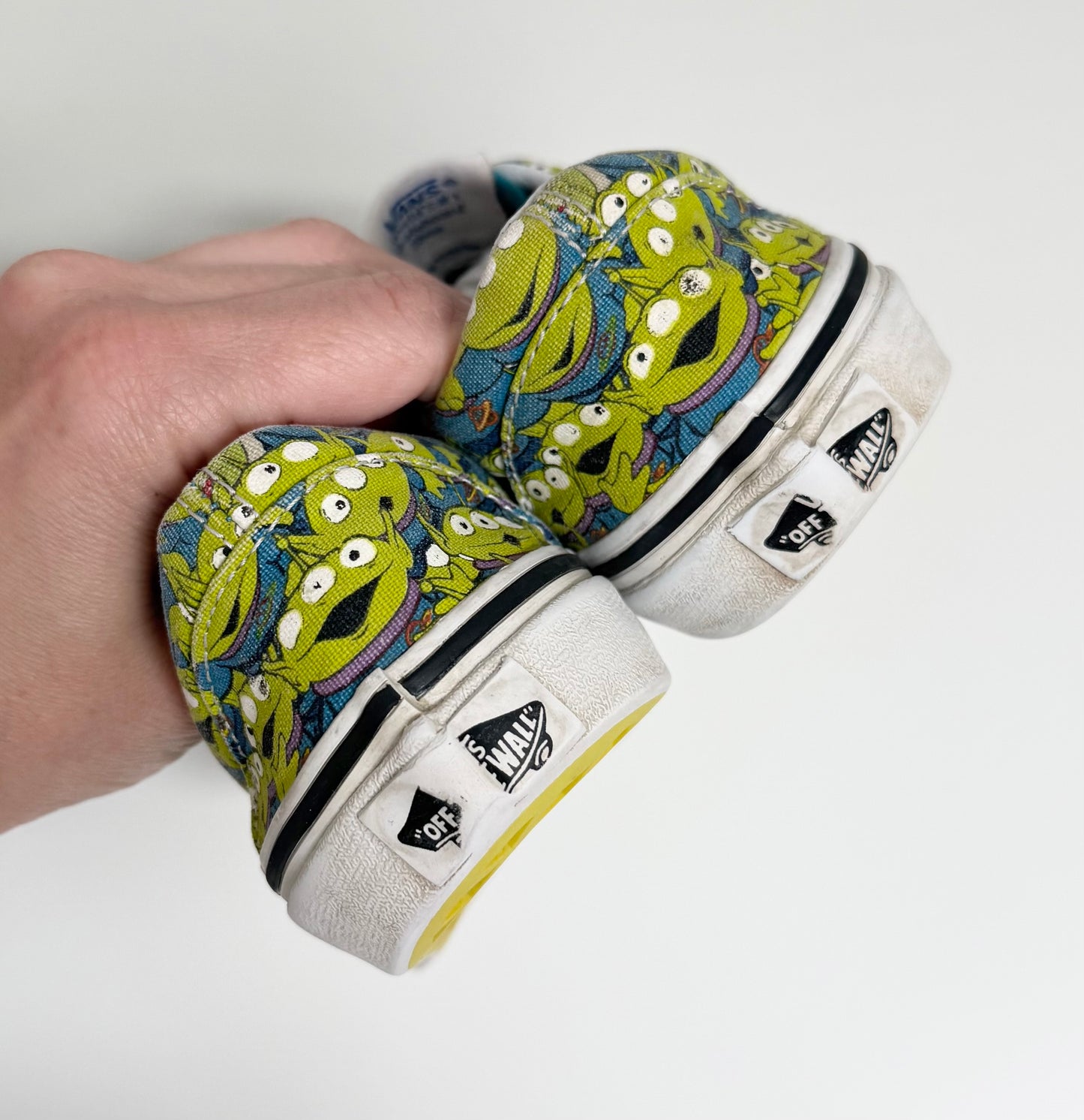 Vans x Disney Pixar Toy Story Green Aliens & Buzz Lace Up Sneakers (Kids 1)