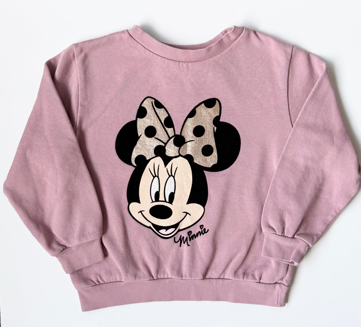 H&M x Disney Pink Minnie Mouse Sweater (4-6 Years)