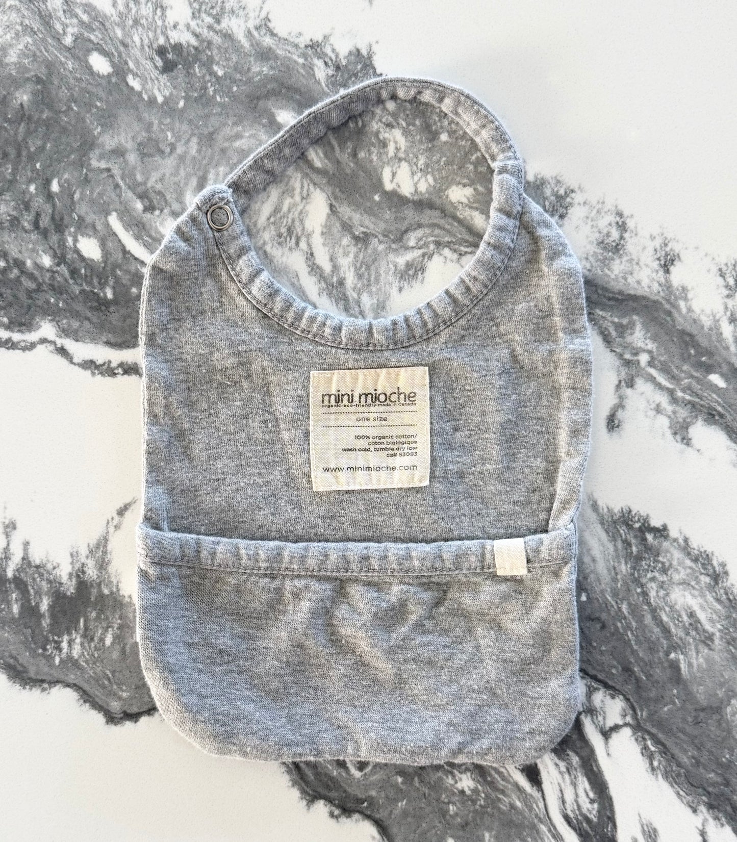 Mini Mioche Grey Bib