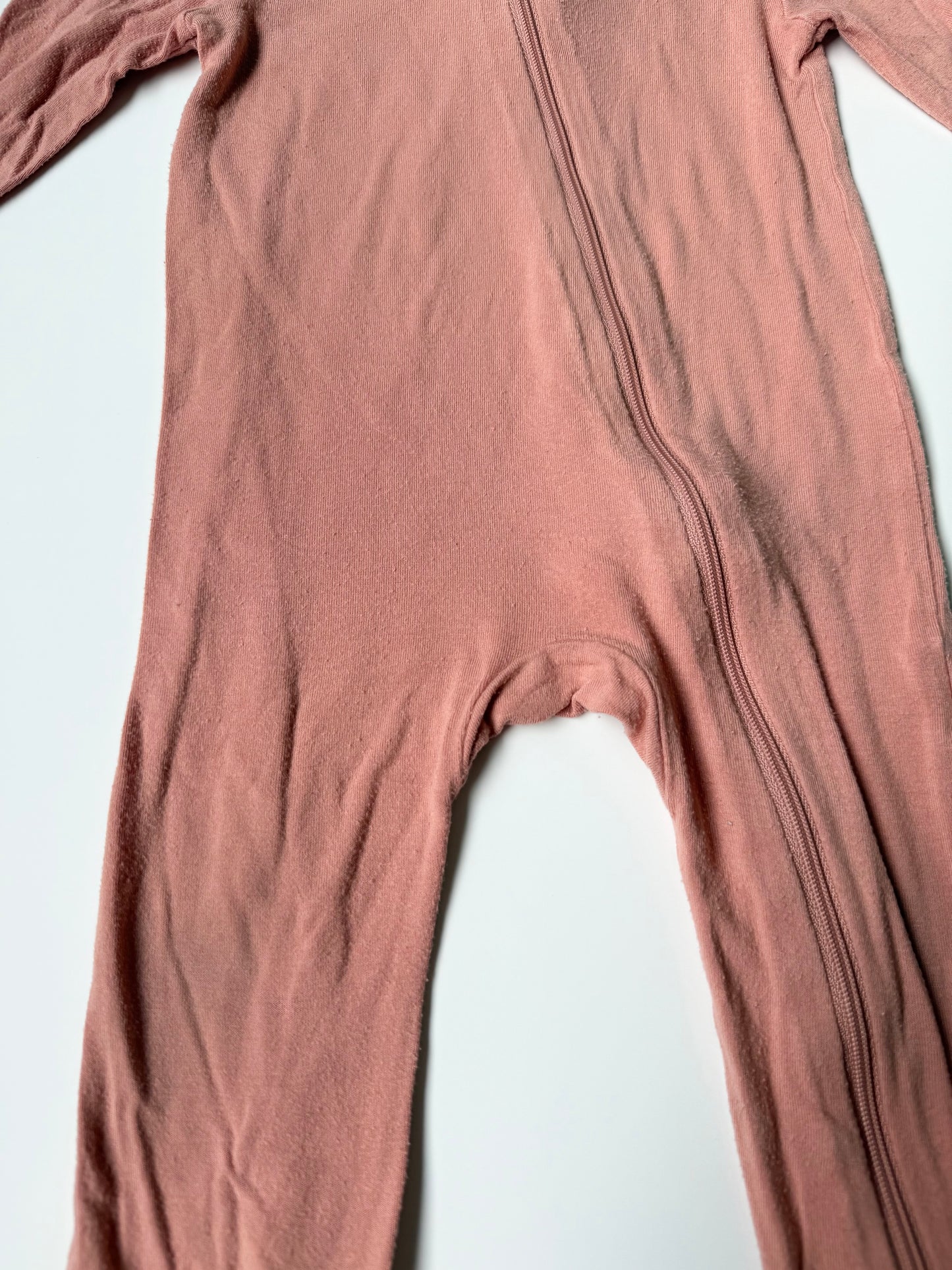Kyte Terracotta Zipper Romper (6-12 Months)