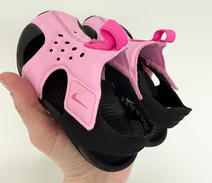 Nike Pink & Black Sunray Protect 2 Sandal (6)