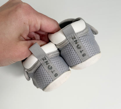 Stonz Light Grey Cruiser Velcro Sneakers - Baby (5)