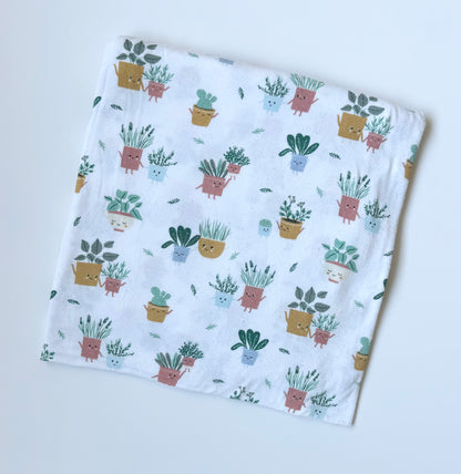 Angel Dear Succulent Plants Swaddle Blanket