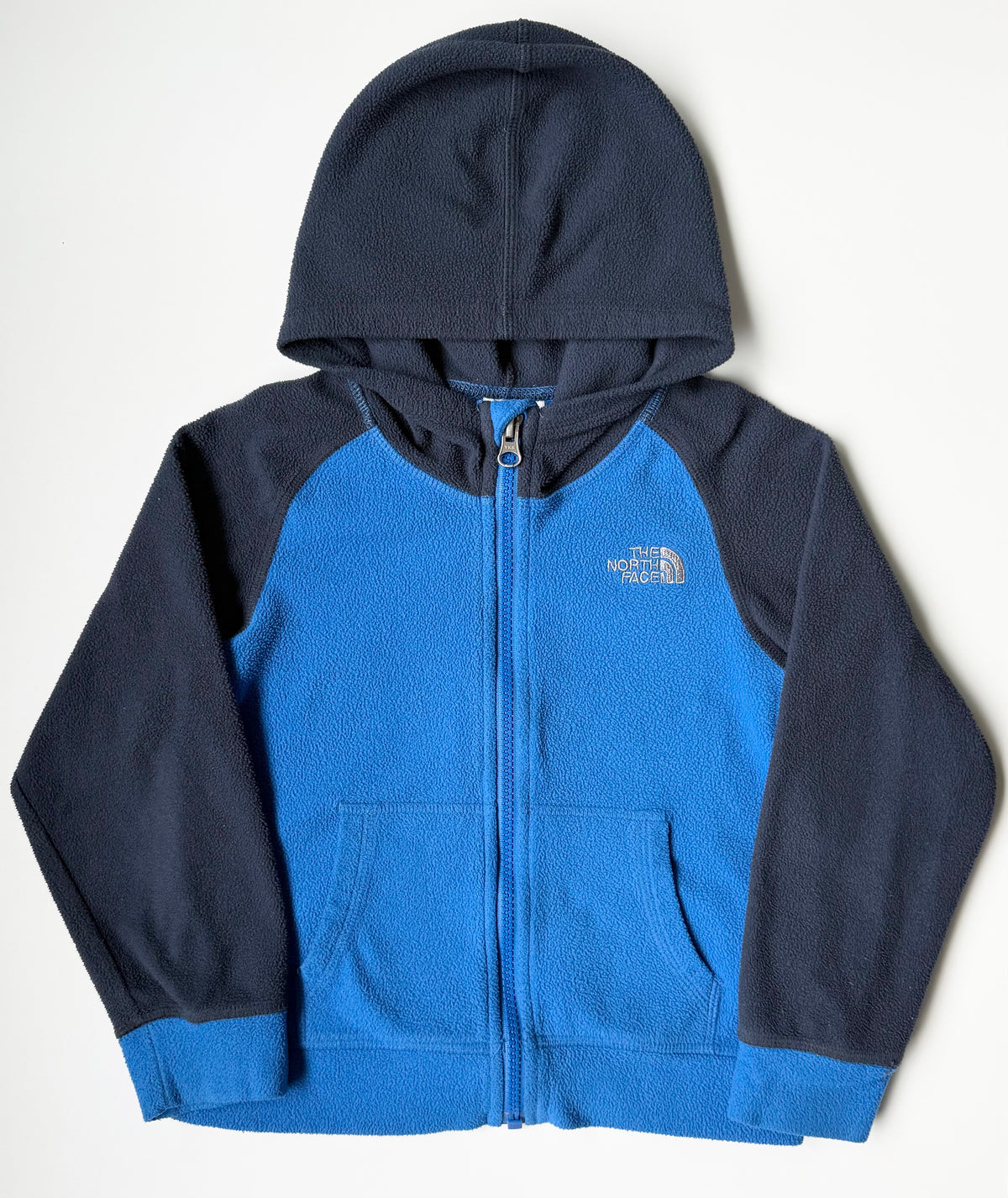 The North Face Blue Shades Hooded Fleece Zip Up (4T)