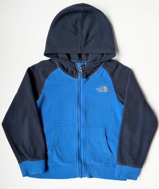 The North Face Blue Shades Hooded Fleece Zip Up (4T)