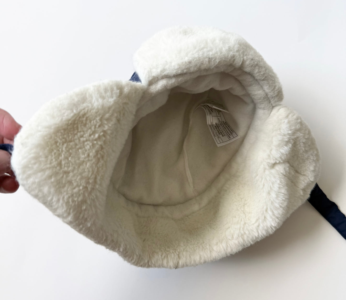 Jan & Jul Navy Toasty-Dry Gro-With-Me Trapper Hat - Medium (6-24 Months)