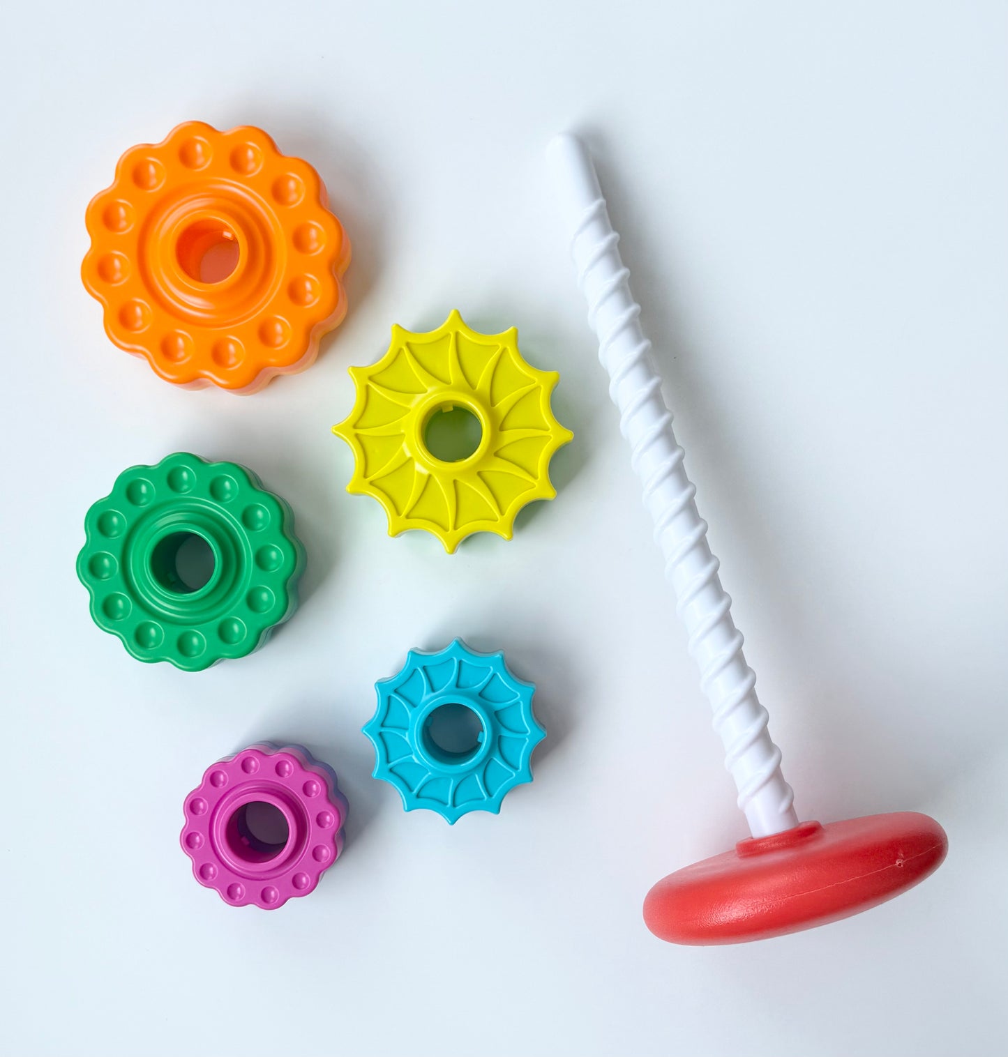 Rainbow Spinning Stacking Toy