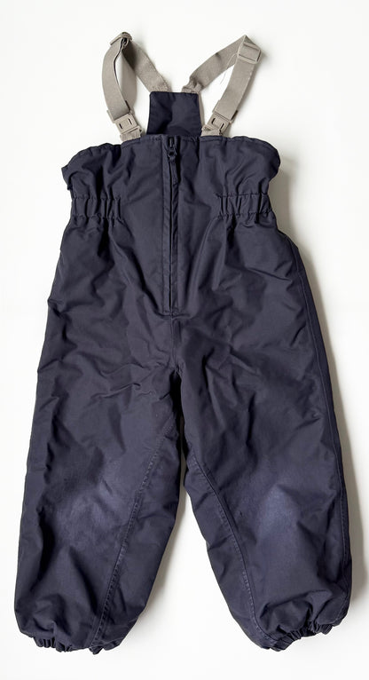 Wheat Deep Blue Flowers Mathilde Tech Jacket & Navy Ski Pants Sal Two Piece Set (4 Years)
