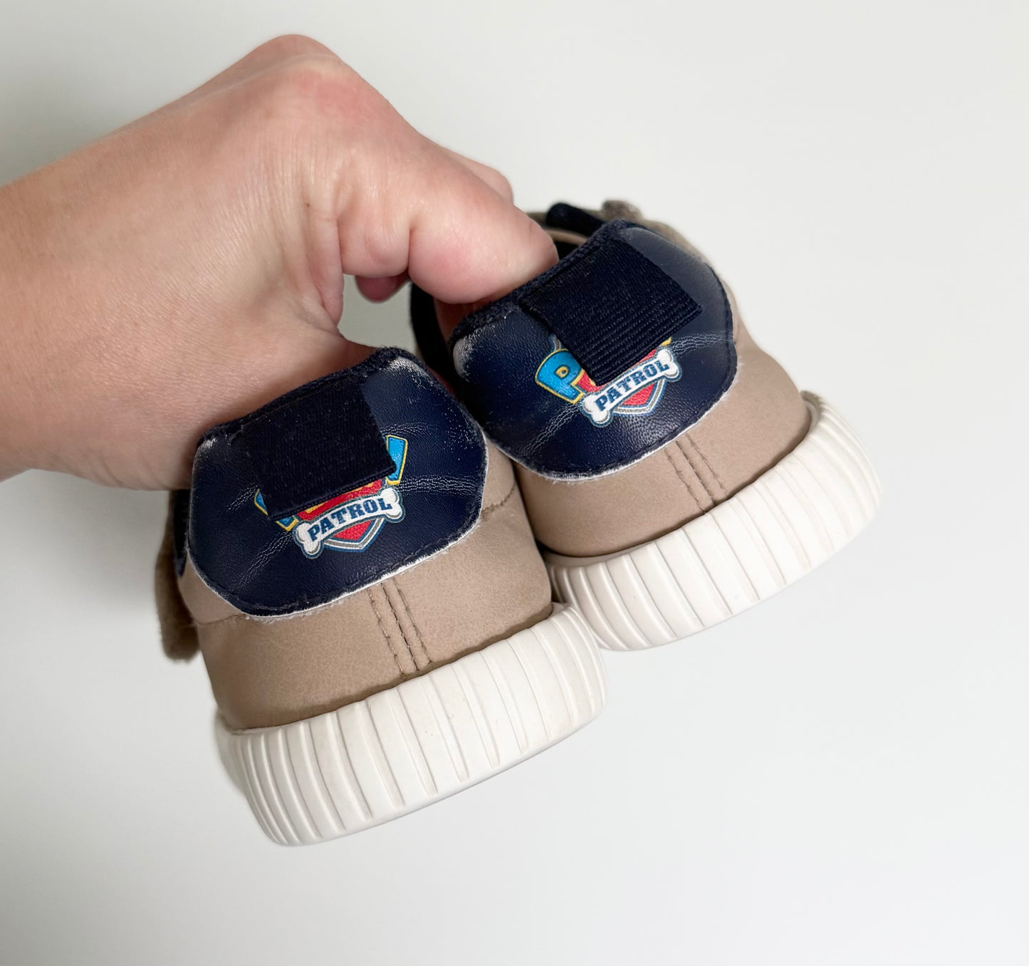 H&M x Paw Patrol Beige & Navy Marshall/Chase Velcro & Stretch Lace Sneakers (12)