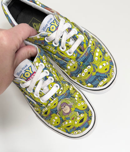 Vans x Disney Pixar Toy Story Green Aliens & Buzz Lace Up Sneakers (Kids 1)