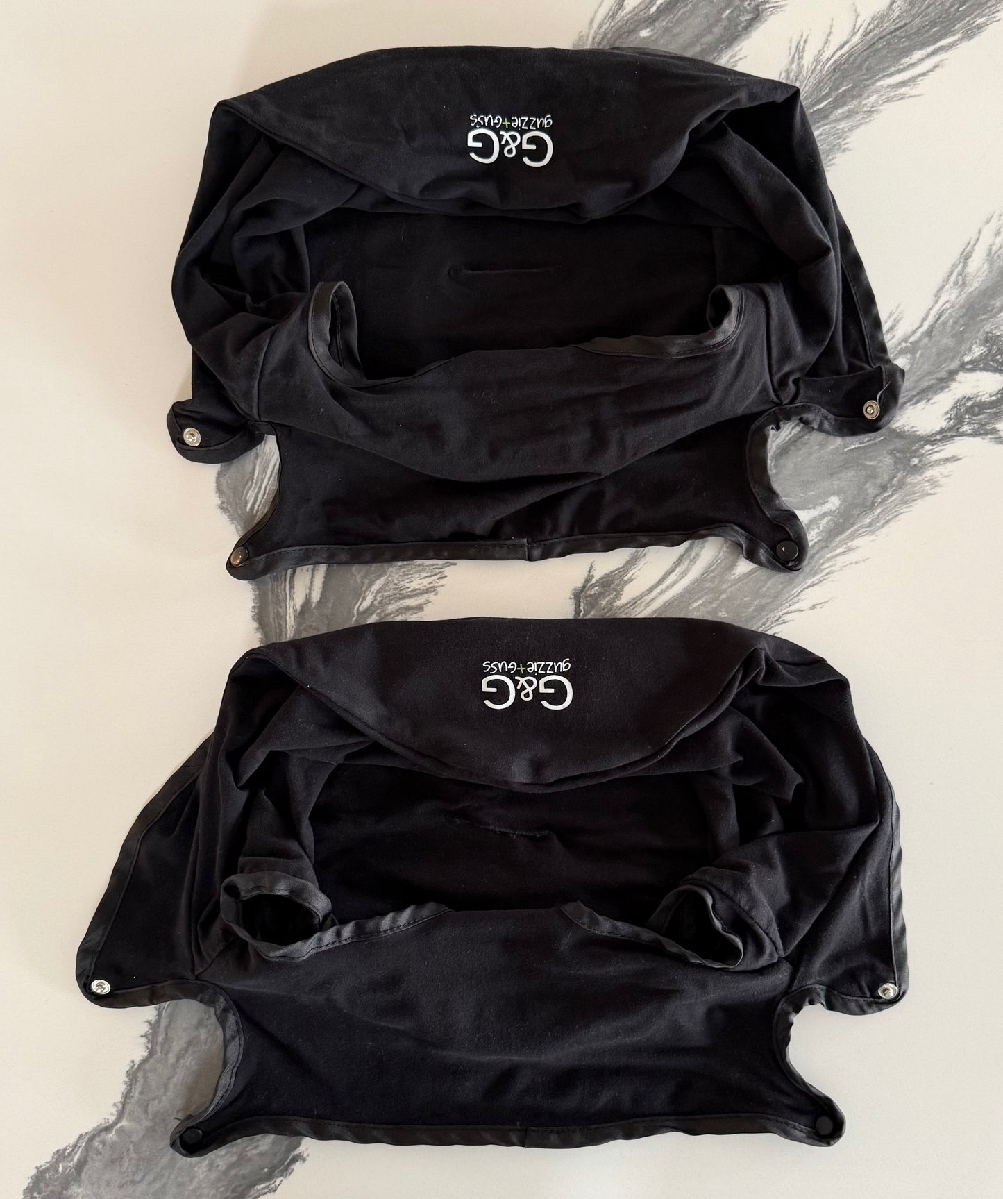 Guzzie + Guss Perch Chair (Black Frame) in Raven & Accessories