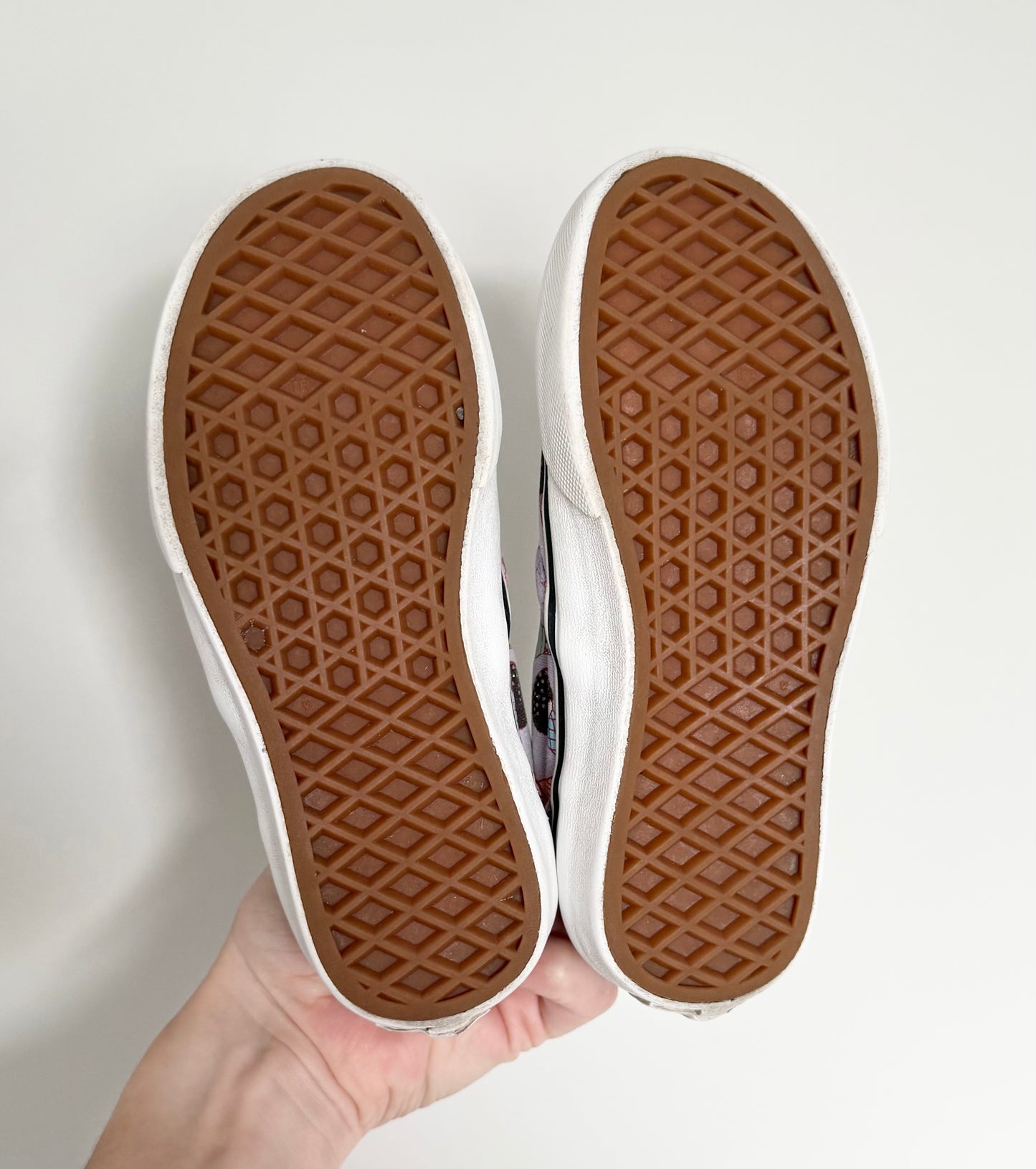 Vans Purple Sparkle Ice Cream Slip On Sneakers (12)