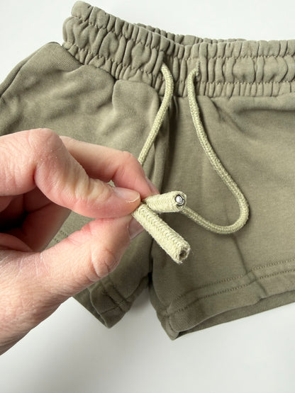 Kindly Green Sweat Shorts (1T)