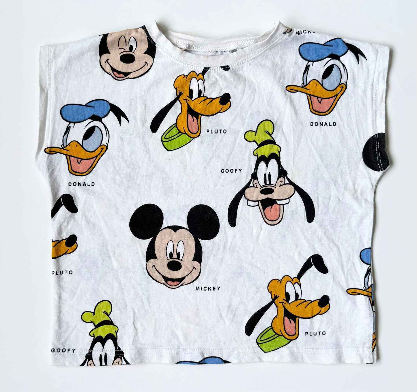 Zara x Disney White Characters Sleeveless Top (4-5 Years)