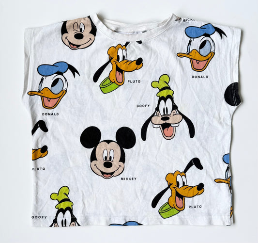 Zara x Disney White Characters Sleeveless Top (4-5 Years)