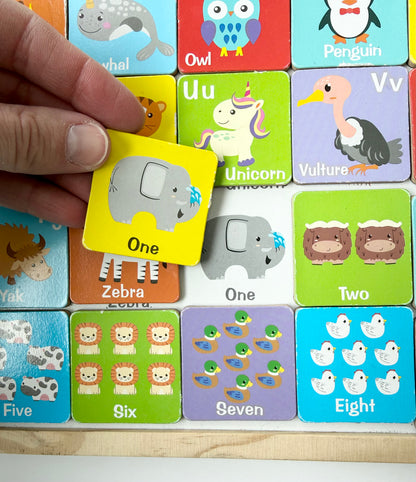 2-in-1 Magnetic Alphabet & Puzzle Set