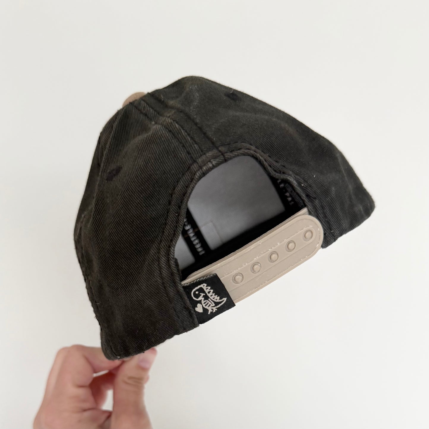 LP Apparel Black & Beige SnapBack Hat (2T-5T)