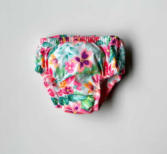 Sea Me Swim Colourful Tropical Reusable Swim Diaper (3-6 Months)