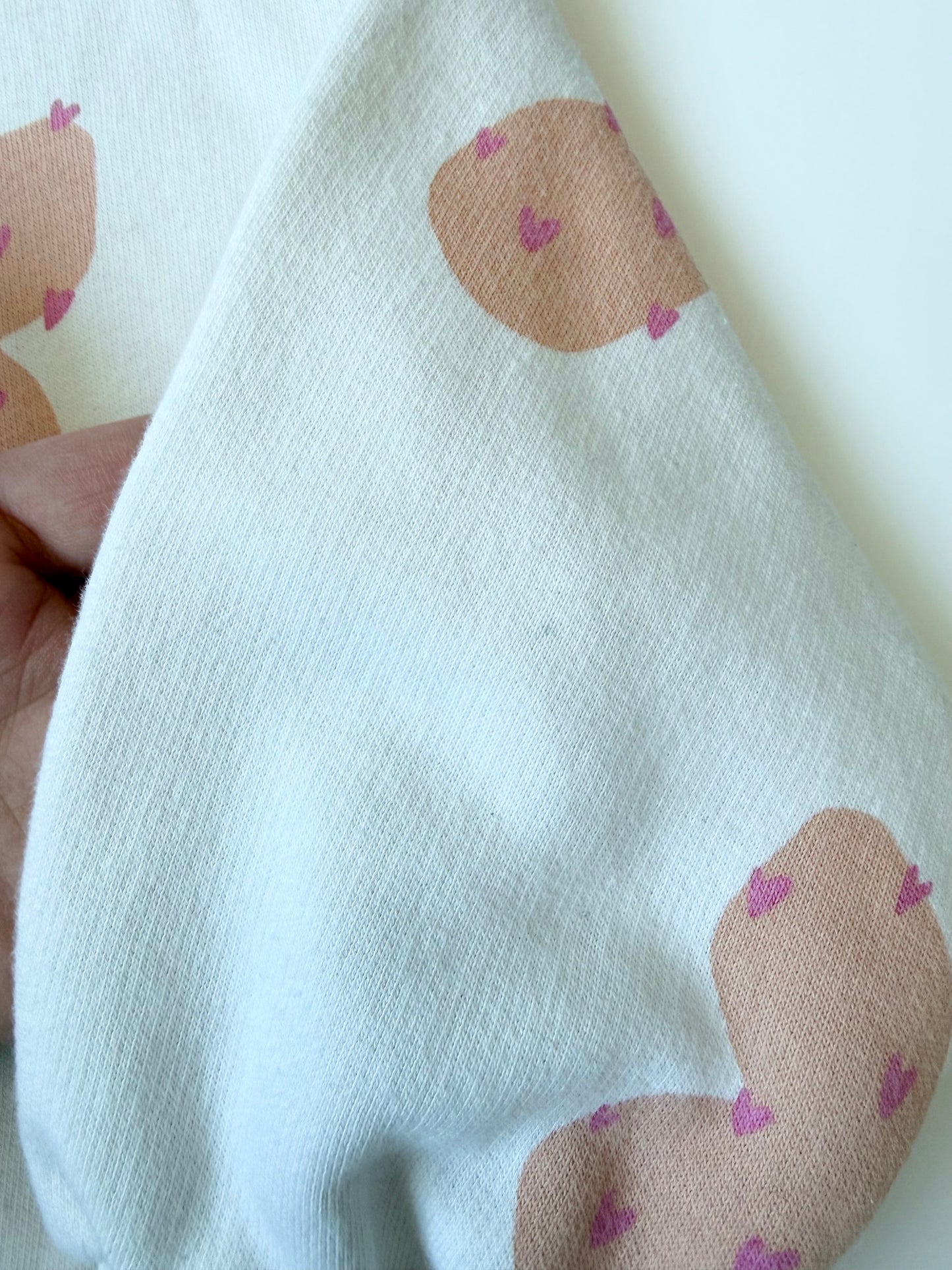 Zara White & Pink Butterflies Sweater (5 Years)