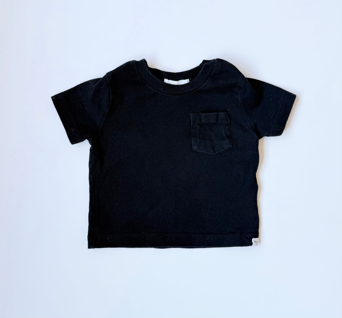 Miles the Label Black T-Shirt (6 Months)