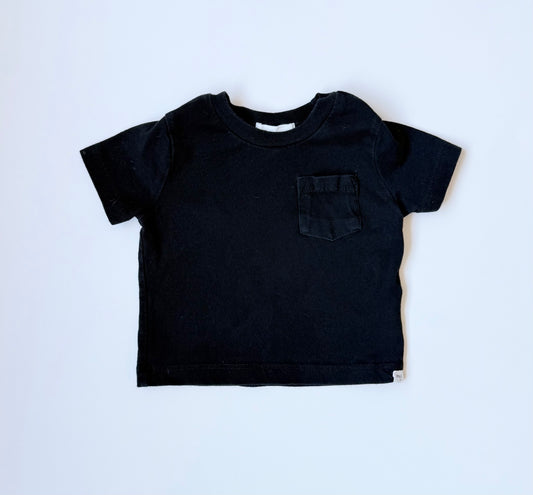 Miles the Label Black T-Shirt (6 Months)