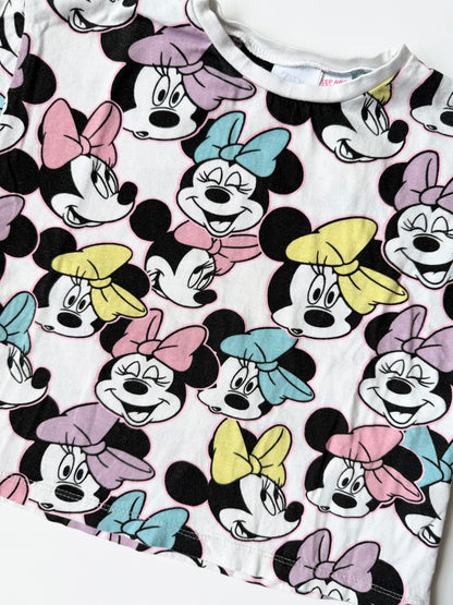 Zara x Disney Neon Minnie Mouse AOP T-Shirt (4-5 Years)
